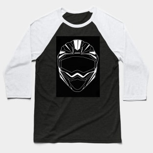 Motorcycle Helmet Baseball T-Shirt